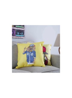 اشتري Tango Filled Cushion 45x45cm - Yellow في الامارات