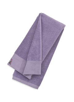 اشتري Liza Embroidered Hand Towel, Lavender - 500 GSM, 50x80 cm في الامارات