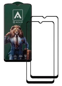 اشتري 2 Pieces Antistatic ESD Dustproof Premium Quality High Definition Tempered Glass Screen Protector Designed For Samsung Galaxy A30 في الامارات