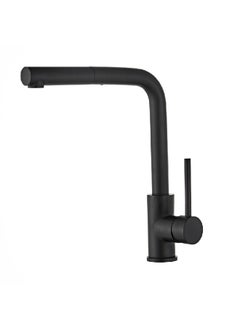 Buy Durable Modern Design Single Handle Stainless Steel Kitchen Mixer Black 1 x 1 x 1 cm JS-K106B in Saudi Arabia