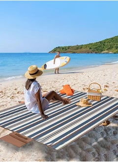 Buy Picnic Blanket Beach Blanket Water-Resistant Picnic Mat Beach Mat Outdoor Camping in Saudi Arabia