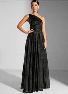 Buy One Shoulder Shimmer Dress in Saudi Arabia