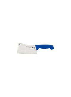 اشتري Professional 8 Inches Cleaver Knife with Stainless Steel Blade and Blue Polypropylene Handle with Antimicrobial Protection في الامارات