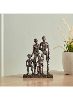 اشتري Blest Polyresin Antique Finish Family Accent 16 x 21.5 x 6 cm في الامارات