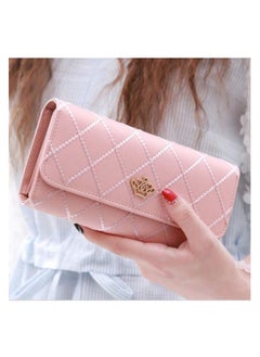 Buy Womens Wallet PU Leather Long Wallet For Women Card Holder Organiser in UAE