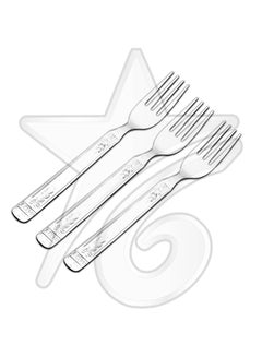 Buy Stainless steel fork set 3 piece  101 in Egypt