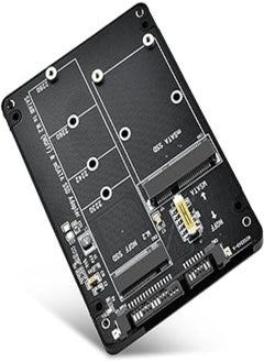 اشتري ELUTENG M.2 NGFF to SATA Adapter MSATA and B Key/B&M Key (Not Support NVME SSD) M.2 NGFF SDD to 2.5" SATA III 2 in 1 Converter Supports MSATA/M.2 NGFF 2280, 2260, 2242, 2230 في مصر