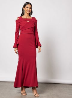 Buy Cut Out Detail Dress in UAE