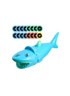 اشتري Shark Torch & Projector for Kids, Luminous Sea Creatures Projection with 16 Cards, Educational Gifts for Boys & Girls Age 3-7, Fun Shark-Themed Toys in Blue. في الامارات