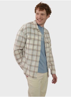 Buy Checked Regular Fit Shirt in Saudi Arabia