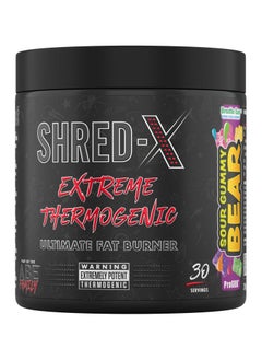 Buy Shred X Fat Burner - Sour Gummy Bear - (30 serving) in Saudi Arabia