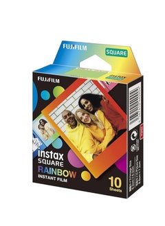 اشتري Fujifilm Instax Square Rainbow Film - 10 Exposures في السعودية