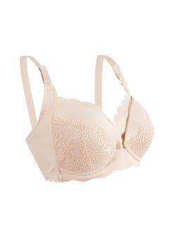 Buy Elegant Seamless Maternity And Nursing Bra - Beige - XX Large in UAE