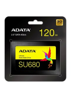 Buy ADATA AULT-SU680-120GR 120GB 3D-Nand 2.5 Inch Sata Solid State Drive, Black in Saudi Arabia