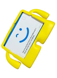 Buy A9 Plus SM-X210, SM-X215, SM-X216B -Tablet Cover 11 Inch, Kids EVA Protective Case With Anti-Shock Handle Yellow in Egypt