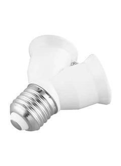 Buy To 2  LED Halogen Y Shape Light Bulb Converter  White in Egypt