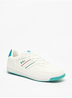 Buy Men's Logo Detail Sneakers with Lace-Up Closure in UAE