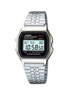 Buy Water Resistant Digital Watch A159WA-N1DF - 33 mm - Silver in Saudi Arabia