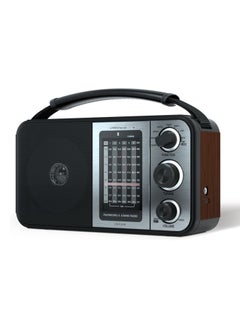 Buy Portable Radio Shortwave Radio With Bluetooth Radio Plug In Wall Or Battery Powered Rechargeable Radio With Strong Recepiton Headphone Jack SD USB Slot Good For Home Seniors Elderly in UAE