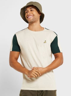 Buy Mens Crew Neck T-Shirt With Contrast in UAE