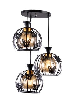 اشتري Modern butterfly pendant 1006-1241 black - 3 bulbs في مصر