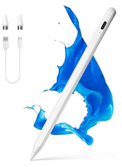 Buy Stylus Pen for iPad with Tilt Sensitive and Magnetic Design, Digital Pencil Compatible with 2018 and Later Model, Apple iPad Pro 11/12.9 Inch in UAE