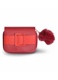 Buy Elegant leather wallet-RED in Egypt