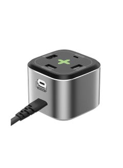 Buy Power Station 65W [PRO POWER]USB-C Charging Station, Multi-Port Hub with 65W Dual USB-C Power Delivery, 2.4A Dual USB and Quick Charge 3.0 Ports, PowerCube in UAE