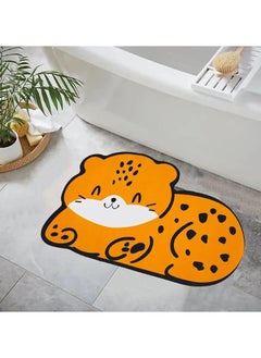 Buy Cartoon shape Super absorbent soft non-slip quick drying floor Bath Mat in Saudi Arabia