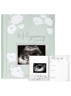 Buy Pregnancy Journal Pregnancy Announcements 80 Pages Hard Cover Pregnancy Book For Mom To Be Gift Pregnancy Gifts For New Moms First Time Expecting Mom Gift Baby Album And Memory Book (Sage) in UAE