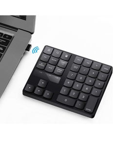 اشتري Numeric Keypad, Ultra-Silent External Numeric Pad,USB Rechargeable Number Pad Keyboard with 35 Keys for Macbook,Android, Windows في السعودية