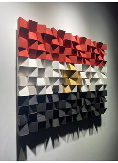 اشتري Egyptian Flag Wood Panel By Woodeometry في مصر