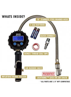 thumbnail image 2 of JACO Elite Digital Tire Gauge - 100 PSI Professional Accuracy With Backlight 2 of 2