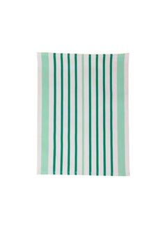 Buy Multi-Purpose Towel Set Of 3 Pcs 50 x 70 cm Mint Green Stripe, 100% cotton. in Egypt