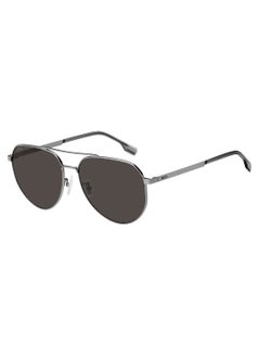 اشتري Men's UV Protection Pilot Sunglasses - Boss 1473/F/Sk Ruthenium 61 - Lens Size: 61 Mm في الامارات