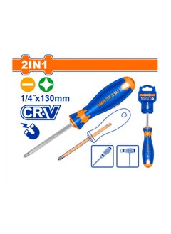 Buy Wadfow Screwdriver 2 in 1 - 1/4X130mm (WSS45M3) in UAE