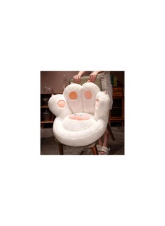 Buy cat paw cushion soft lazy sofa chair cushion lazy pillow for gamer chair white in UAE