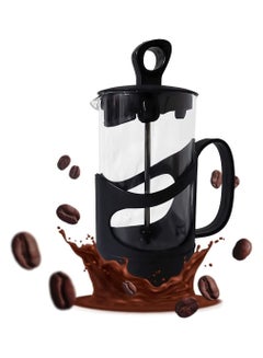 Buy hanso French Press Coffee Maker and Teapot Plunger French Press Coffee Maker for Making Coffee and Tea Better Sharing a Gourmet Coffee 350ML/1 Cup (Black) in Egypt