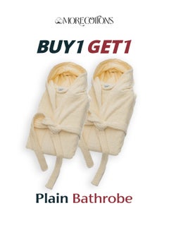 Buy More cottons 2 plain bathrobe in Egypt