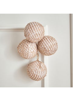 اشتري Miley Handcrafted Jute Fabric Decorative Ball 8.5 x 33 x 8.5 cm في السعودية