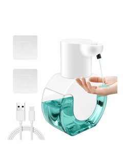 اشتري Automatic Sensor Liquid Soap Dispenser, 14oz/420ml Waterproof Soap Dispenser, Touchless Hand Sanitizer Dispenser Rechargeble for Bathroom Kitchen Hotel, Type-C USB Charging في الامارات