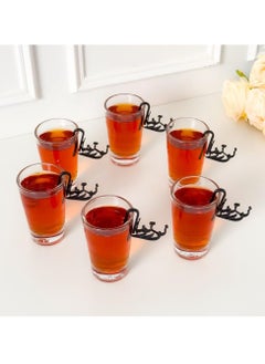 Buy Comments: Welcome cups with an Arabic phrase, 6 pieces black in Saudi Arabia