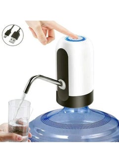 Buy USB Charging Electric Pumping Automatic Water Dispenser White in UAE