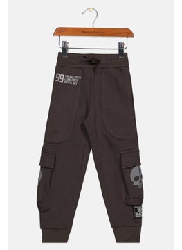 اشتري Kids Boy Graphic Drawstring Sweatpants, Grey في الامارات