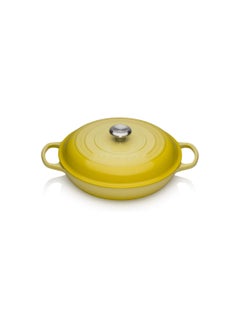 اشتري Le Creuset Signature Soleil Cast Iron 30cm Shallow Casserole في السعودية