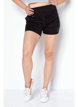 Buy Women Sportswear Fit Training Shorts, Black in UAE