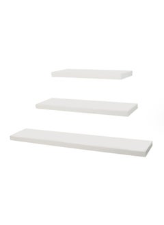 Buy Regge Wall Shelf White - 120X4 Cm (L Size Single Unit) in UAE