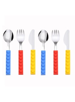 Buy 6-Piece Stackable Cutlery Set for Kids in UAE