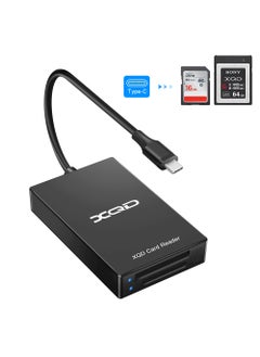 اشتري New multi-function XQD card reader all-in-one Type c USB3.0 to XQD card reader factory wholesale CR312-C Type c to XQD + SD dual card في الامارات