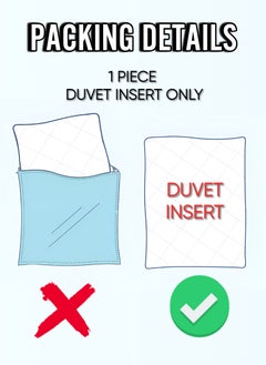 اشتري Duvet Fillers Microfiber White 160x220cm في الامارات